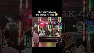 katseye Hootie frutti choreography Megan skiendiel Yoonchae Lara Raj did in front of kids #katseye