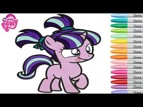 My Little Pony Coloring Book Pages Starlight Glimmer MLP Princess Rainbow Splash - Earl Faria Blogs