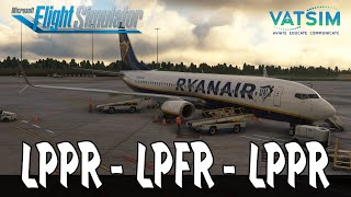 MSFS 2020 Live: Real Ryanair Ops | Porto to Faro (Round Trip) | PMDG Boeing 737-800 + Frame Gen!