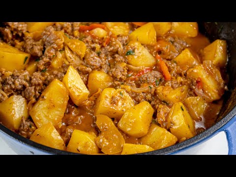 SUCH EASY AND DELICIOUS POTATO AND MINCED BEEF RECIPE YOU CAN COOK EVERYDAY!