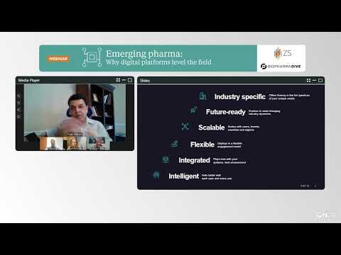 Emerging pharma: Why digital platforms level the field | ZS webinar