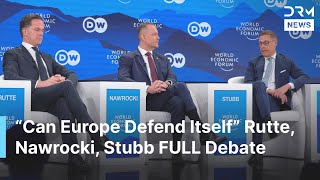 FULL DEBATE: NATO’s Rutte, Nawrocki, Stubb Clash Over Europe’s Security Amid Trump Threat | AQ1B
