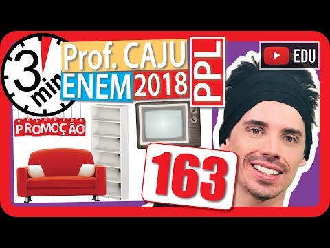 🏃ENEM 2018 PPL 👉 RAPIDINHA Questão 163 - Sistema Linear