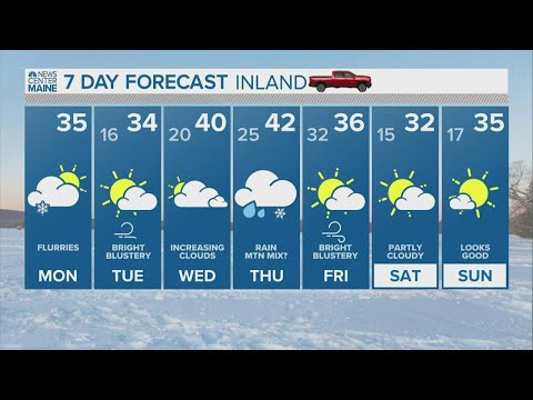 NEWS CENTER Maine Weather Video Forecast