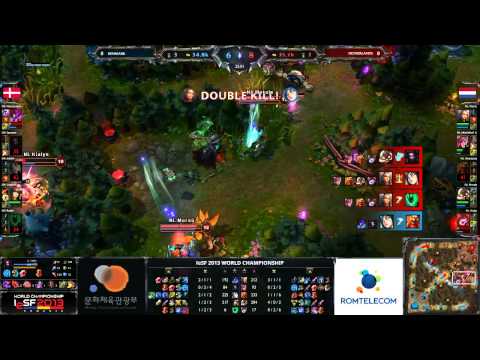 Netherlands Vs. Denmark Map 1 - Semi-finals - IeSF 2013 world championship