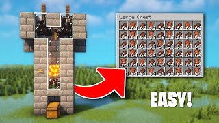 Minecraft Automatic Cow Farm Tutorial - How to Build the Best Cow Farm in Minecraft 1.20+