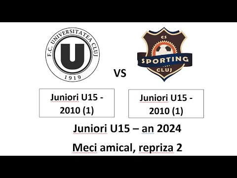 Juniori U15 - FC Universitatea Cluj vs Sporting Cluj 4-1, repriza 2