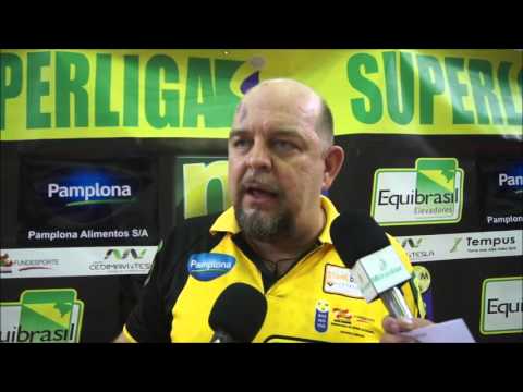 Spencer Lee após a vitória diante do SESI SP (17-11-2015)