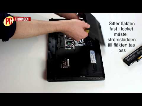 Montera mer ramminne i en bärbar pc