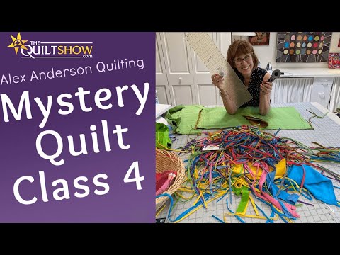 Alex Anderson LIVE: Kaffe Mystery Quilt Class 4 - New Album Quilt Block