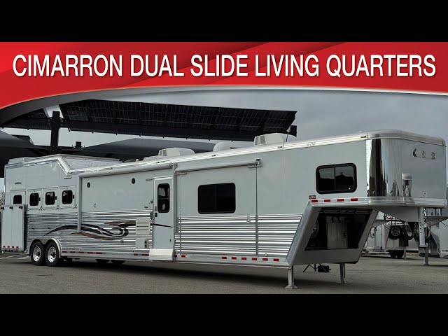 Preview image of Cimarron Norstar 4 Horse Huge Dual Slide Living Quarters youtube video