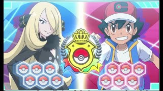 Ash vs Cynthia (Part 1) Pokemon Journeys Episode 123 English Subbed #pokemon #anipoke #anime