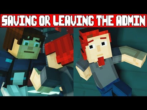 Saving or Abandoning The Admin/Romeo MINECRAFT STORY MODE SEASON 2 EPISODE 5 (Season Finale)