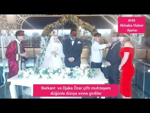 Berkant  ve Djaka Özer çifti muhteşem düğünle dünya evine girdiler