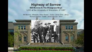 Highway of Sorrow | Bill Monroe &amp; the Bluegrass Boys | The University of Wisconsin, 2/13/67