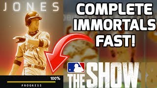 How To Complete Immortal Programs FAST Explained! MLB The Show 18 Diamond Dynasty