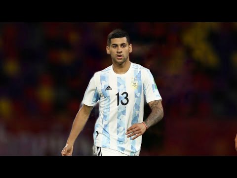 Christian Romero vs Chile 2021 ◆ Debut match for argentina