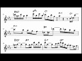 Stan Getz - "Body and Soul" Transcription