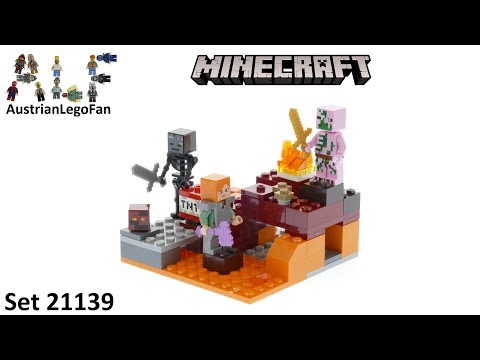 Vidéo LEGO Minecraft 21139 : La bataille du Nether