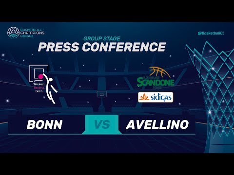 Telekom Baskets Bonn v Sidigas Avellino - Press Conference - Basketball Champions League 2017-18