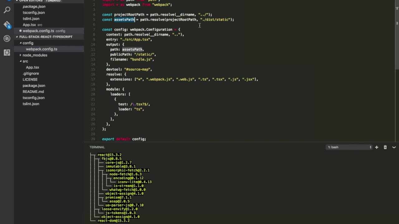 Tutorial: Full-Stack React TypeScript - Part 1