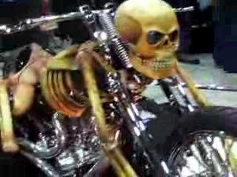 skeleton motorcycle