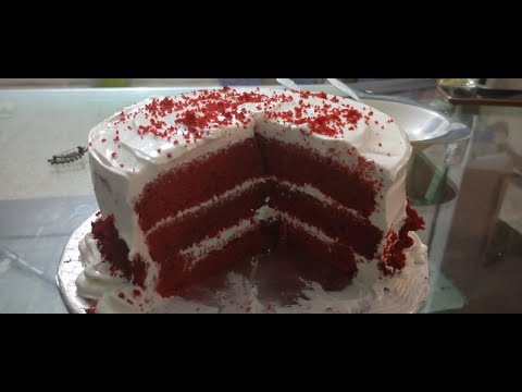 Birthday special Red Valvet Cake | easy | baking | tayyaba's spice masala