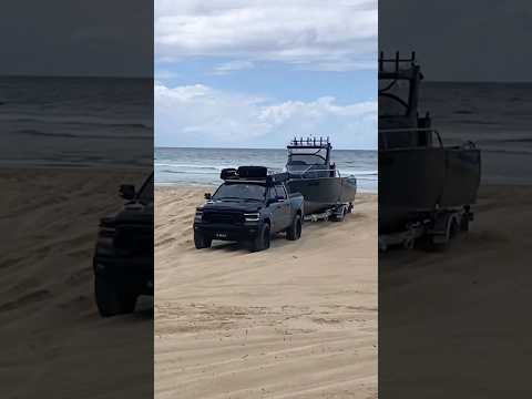 Epic Tow #ram #dodgeram #4x4 #offroad #boat #boating #towing #hauling