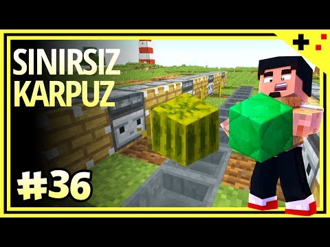 SINIRSIZ KARPUZ ve SINIRSIZ EMERALD - Minecraft Türkçe Survival - S2 Bölüm 36