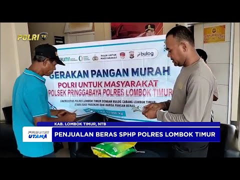 POLRES LOMBOK TIMUR JUAL BERAS SPHP DENGAN HARGA MURAH