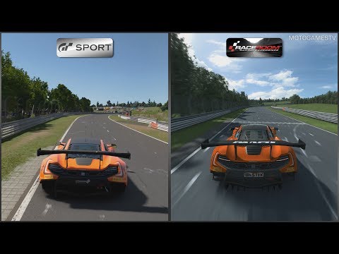 Gran Turismo Sport Beta vs RaceRoom - McLaren 650S GT3 at Nordschleife
