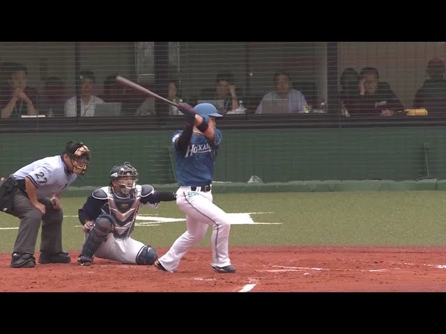 【4回裏】大明神の一打‼ ファイターズ・近藤 1点差に迫るタイムリーヒット‼ 2019/8/28 F-L