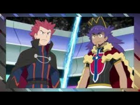 A battle of Gygantymax Charizard vs  shiny Gyrados / Leon VS Lance /Pokémon Journeys Dub /Anime God