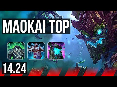 MAOKAI vs VOLIBEAR (TOP) | 35k DMG, Dominating | KR Diamond | 14.24