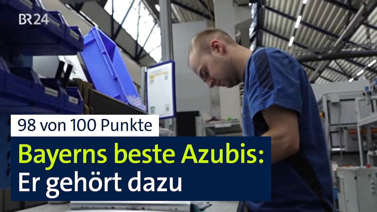 Top-Nachwuchs für Wirtschaft und Handwerk: Azubis mit Höchstleistung | Abendschau | BR24