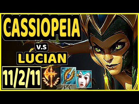 EVROT (CASSIOPEIA) vs LUCIAN - 11/2/11 KDA MID CHALLENGER GAMEPLAY - BR