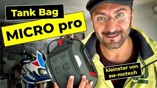 Micro pro Tankrucksack von @SW-MOTECH / fein und klein aber magnetisch