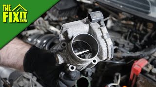 Cleaning the Throttle Body on a 2011 Ford Fiesta – Step-by-Step   | The Fixit Shed