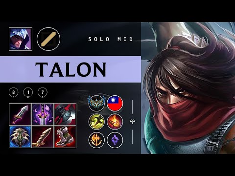 Talon Mid vs Galio - TW Challenger Patch 25.22