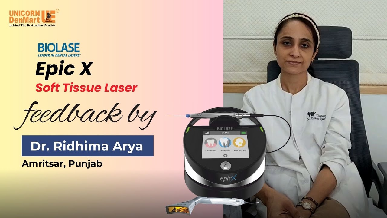 Dr. Ridhima Arya from Amritsar, Punjab | feedback of Biolase Soft Tissue Laser – Epic X