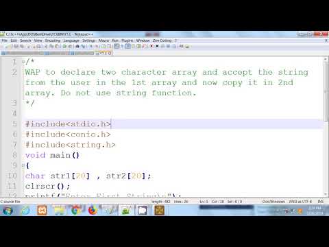 C Programming The First C Language Program Part 1