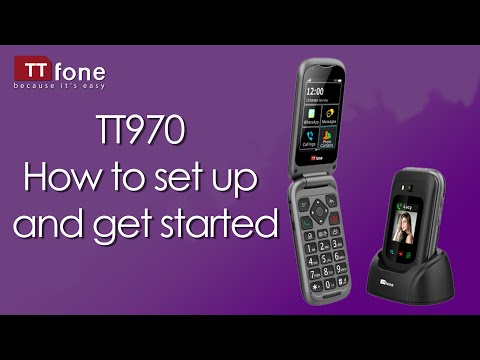 TTfone TT970 4G Mobile Phone - How to set up and get started