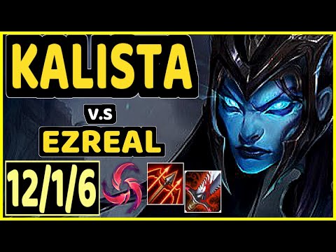SNEAKY (KALISTA) vs EZREAL - 12/1/6 KDA BOTTOM ADC CHALLENGER GAMEPLAY - NA