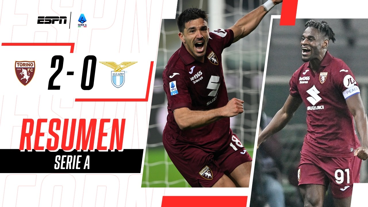 CON TANTOS SUDAMERICANOS, GANÓ TORINO: SIMEONE Y ZAPATA, LOS GOLEADORES | Torino 2-0 Lazio | RESUMEN