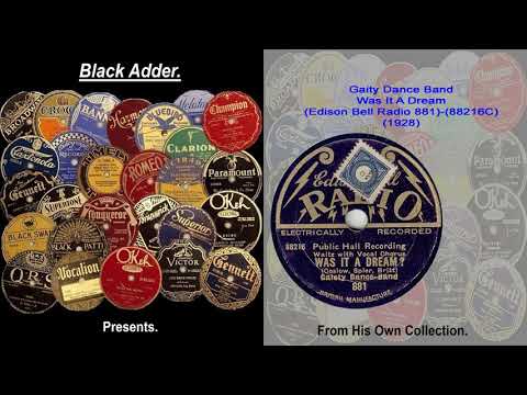 Gaity Dance Band - Was It A Dream(1928)