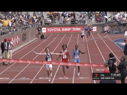 Rockhurst HS Penn Relays 4x800 Champions