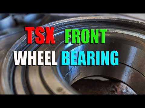How to Replace Front Wheel Bearing on 2005 Acura TSX