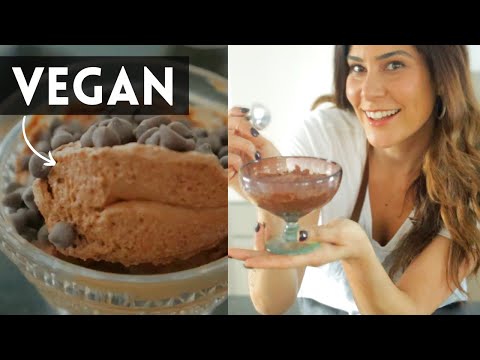 Vegan Aquafaba Chocolate Mousse | Best Light, Airy Mousse 100% VEGAN