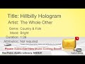 New Free Music 2018 Hillbilly Hologram The Whole Other Country Folk Bright YouTube Audio Library
