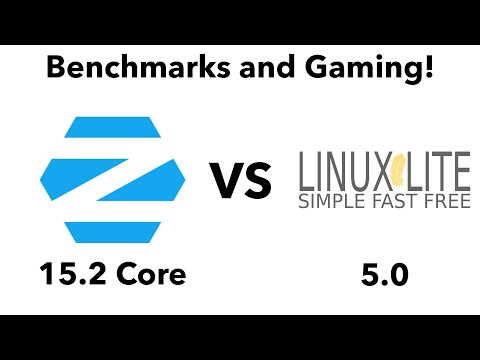 Zorin OS 15.2 Core vs Linux Lite 5.0 - Benchmarks and Gaming!